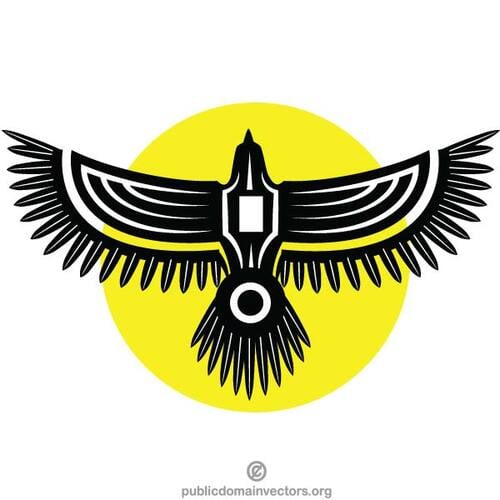 Símbolo tribal de águia