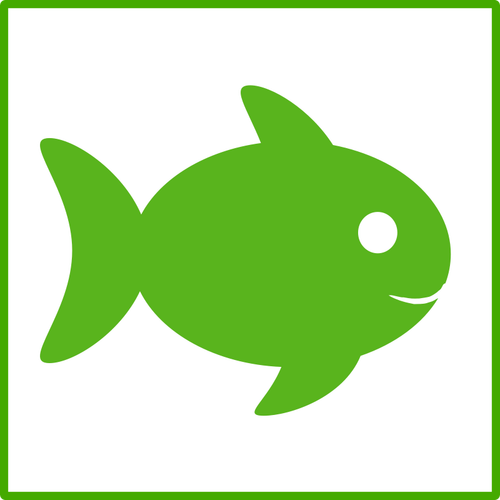 Eco peşte vector icon