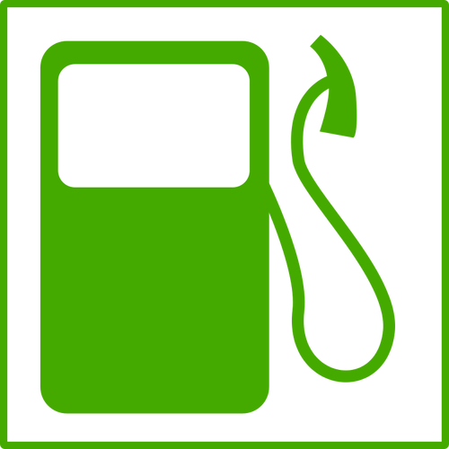 Ícone de vetor de combustível eco