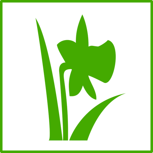 Eco bloem pictogram
