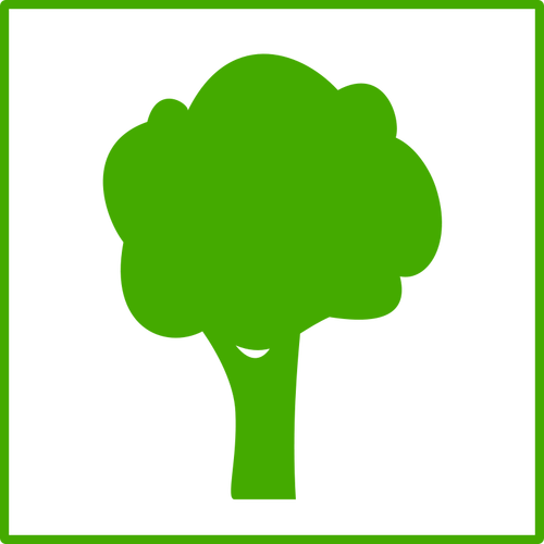 Eco pohon vektor icon