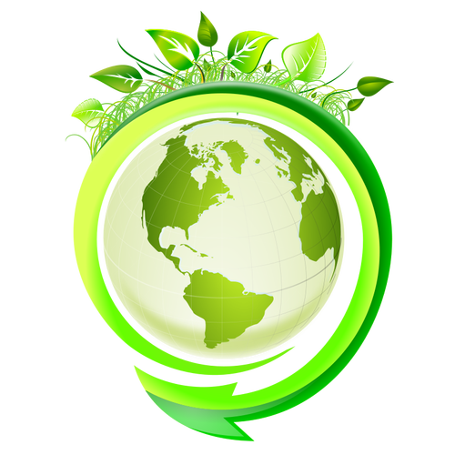 Eco Earth icon vector image