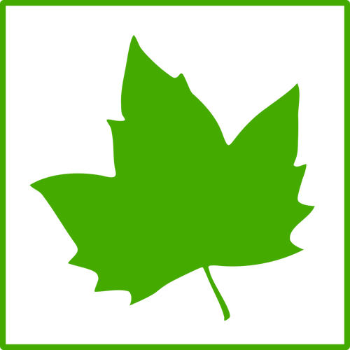 Eco daun vektor icon