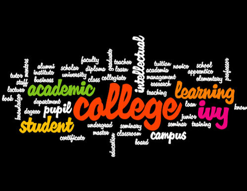 Education word cloud vector