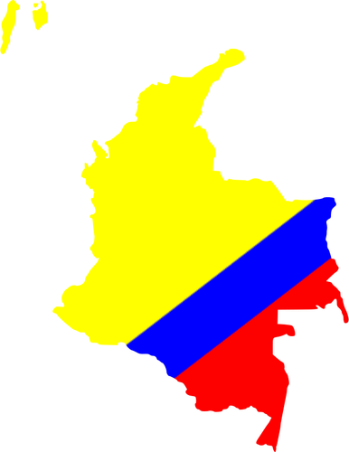 Download Mapa Colombia Colores Bandera Background