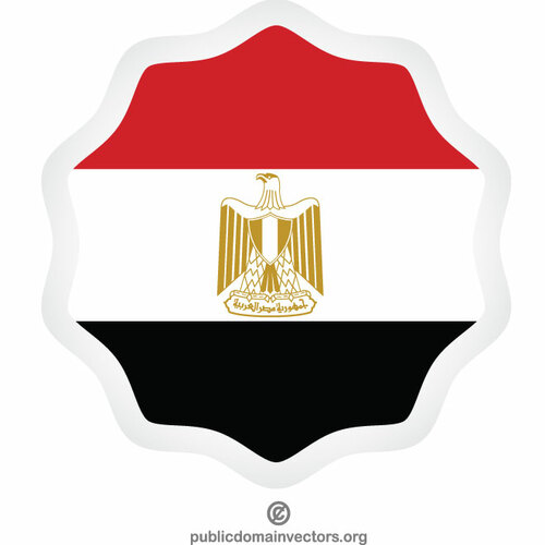Símbolo egípcio da bandeira