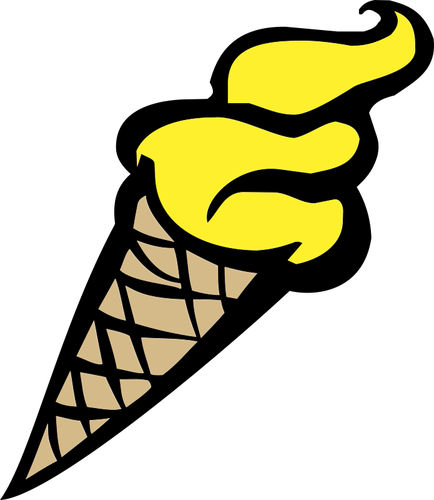 Cornet de crème glacée