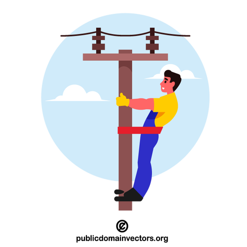 Electrician worker