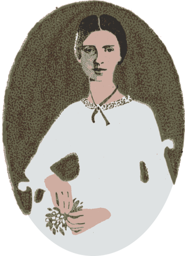 एमिली Dickinson का चित्रण