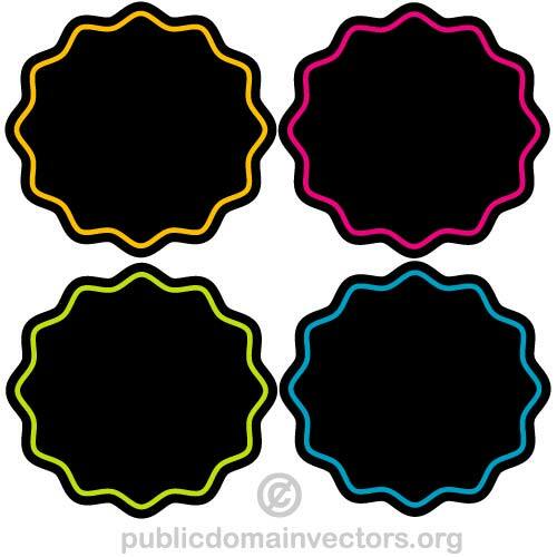 Blank vector decals