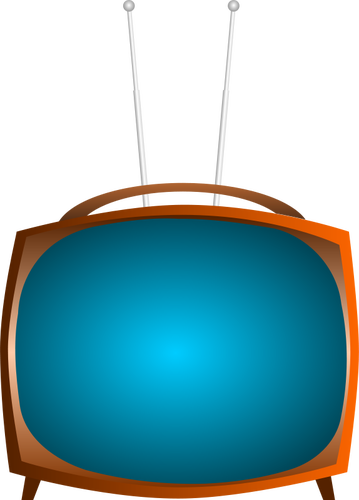 Oude TV vector illustraties