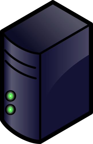 Color server icon vector image