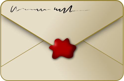 Sealed envelope vector image | Public domain vectors