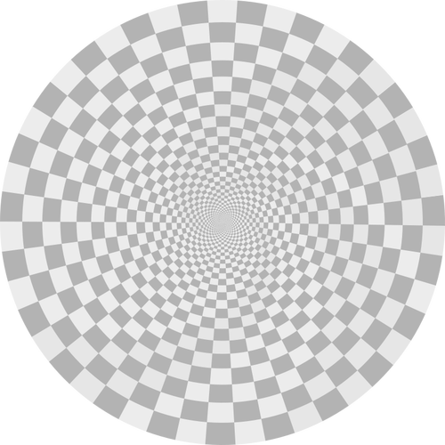 Illusie patroon tekening vector afbeelding