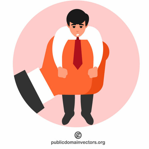 Exhausted businessman