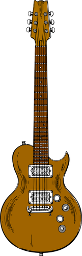 Kahverengi gitar