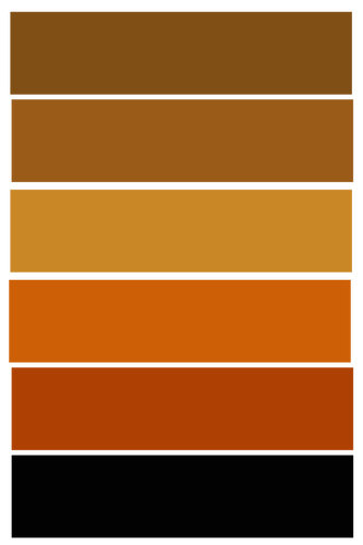 Podzimní paleta vektorový obrázek