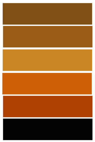 秋のパレット ベクトル画像