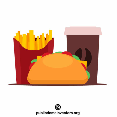 Fast food lunch