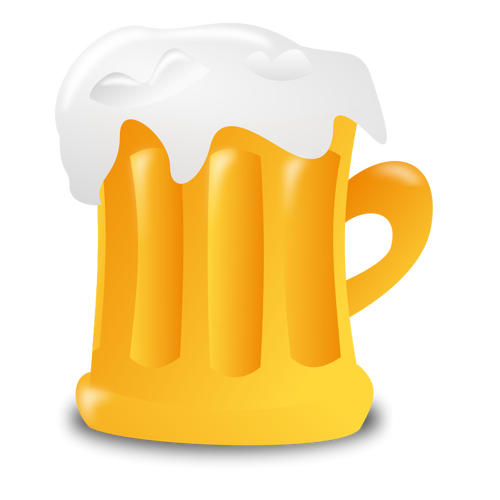 Beer mug vector illustration