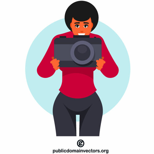Woman photographer