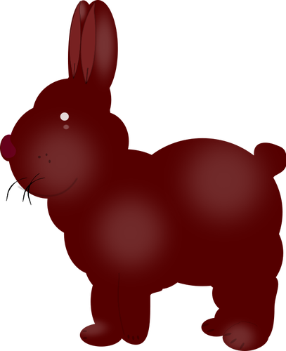 Chocolate bunny vector image