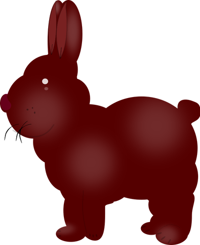 Chocolate bunny vector image