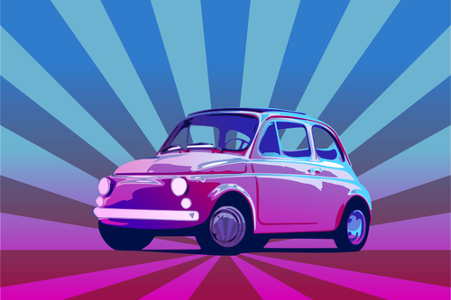 Vektor ClipArt-bilder av Fiat 500