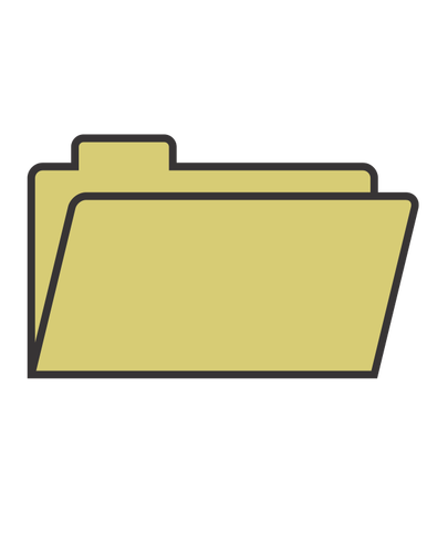 File folder vektor ilustrasi