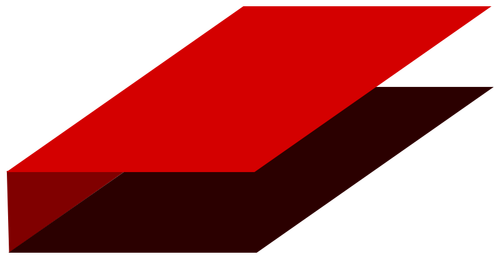 Röd fileboard