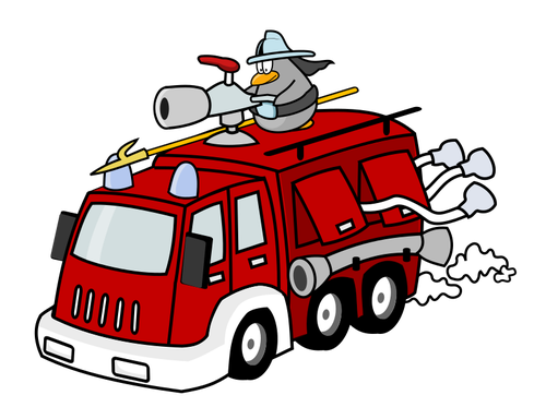 Ilustración de vector de bomberos