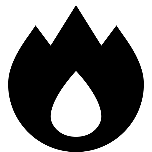 Brandweerkazerne pictogram