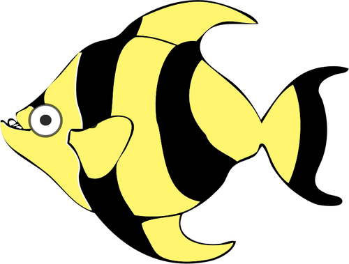 Kreskówka tropikalna ryba