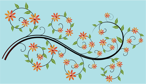 Flowery branch vectorillustratie