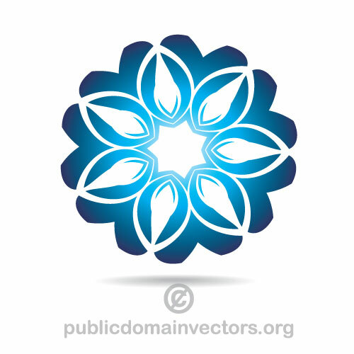 Flower shape vector