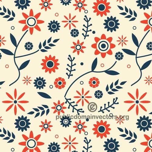 Colorful flowers pattern