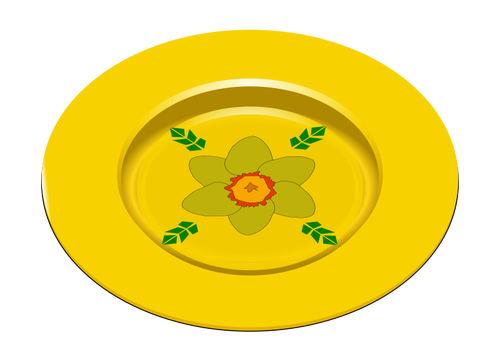 Flower talíř