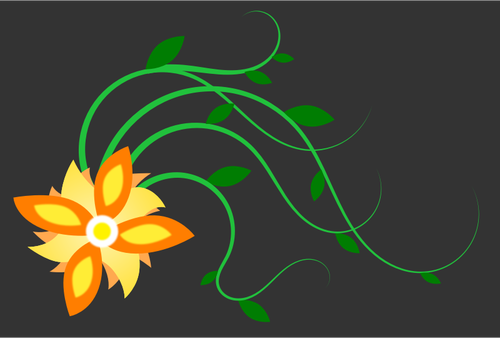 Grafis Vektor Bunga Matahari Domain Publik Vektor