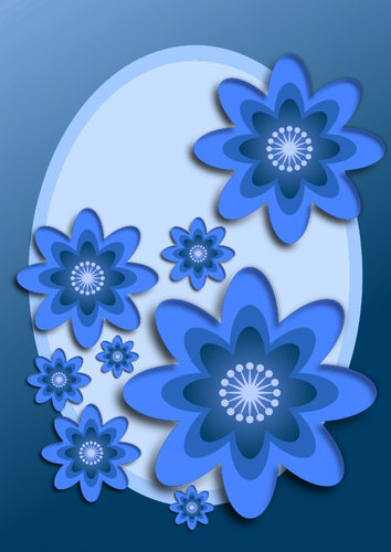 Blue fowers