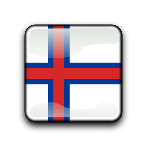Botón de bandera Faroe Island