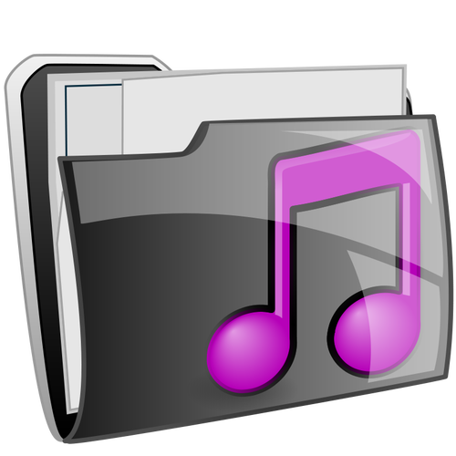 CD folder vector image