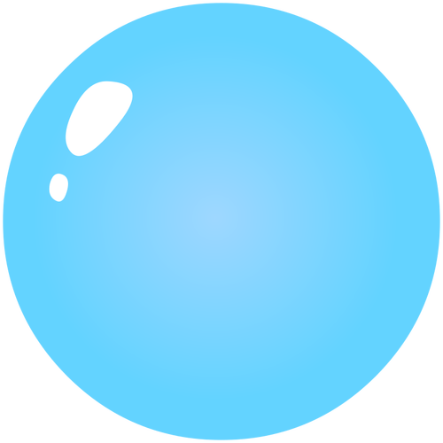 Blå bubbla