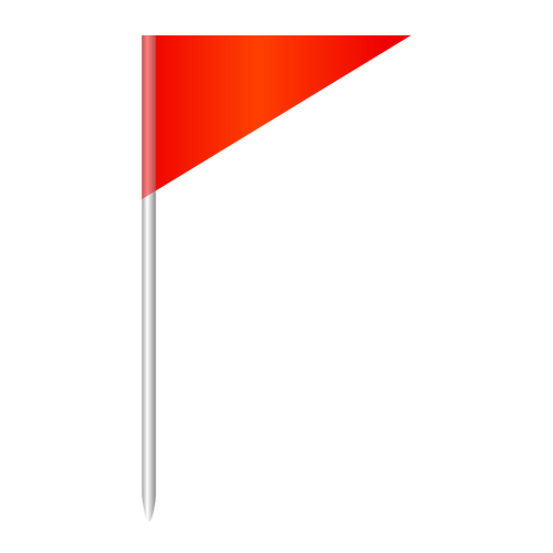 Rogu flaga grafika wektorowa