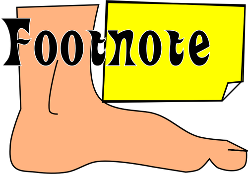 Footnote symbol