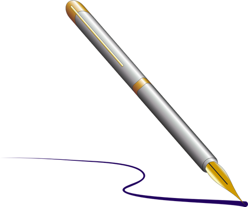 Перьевая ручка с чернилами