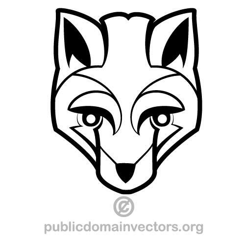 Fox vector clipart