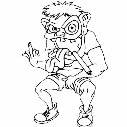 Clipart de personnage de bande dessinée vector