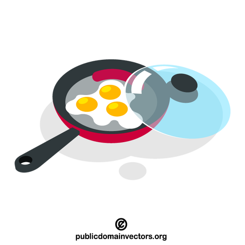 Gebakken eieren als ontbijt