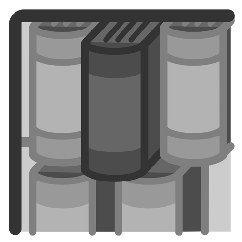 Bookcase icon clip art