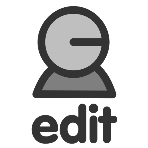 Editare pictogramă vector utilizator